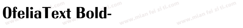 0feliaText Bold字体转换